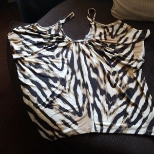 Animal print tank